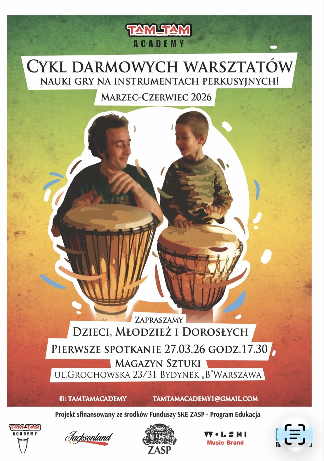 Warsztay Perkusyjne w Magazynie Sztuki